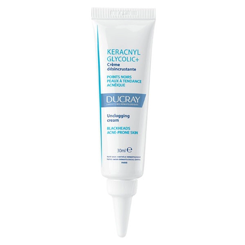 Ducray Keracnyl Glycolic+ Crème Désincrustante 30ml | Pas cher