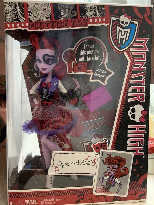 2012 Monster High Picture Day OPERETTA Doll NEW