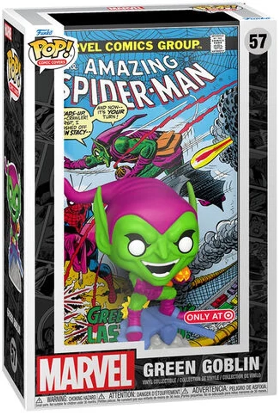 Figurine Funko Pop! Comic Cover N 57 - Marvel - Amazing Spider-man - Green Gobli