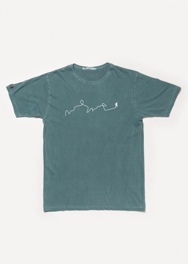 Camiseta verde - Caminante