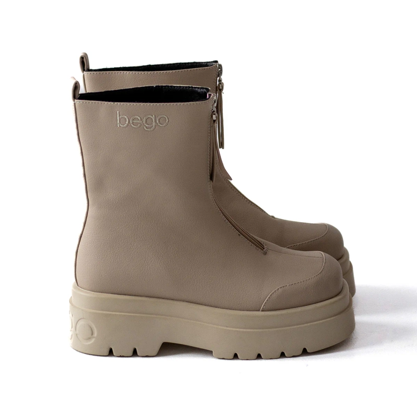 LIO boots - beige – begoveganlabel