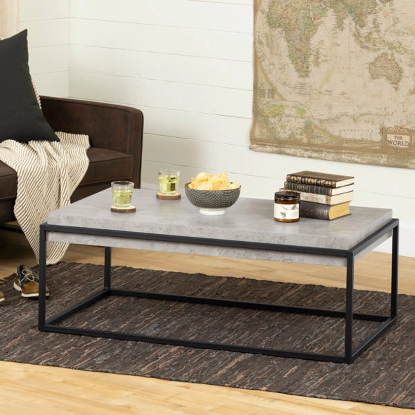 Mezzy - Industrial Coffee Table, Gray *D