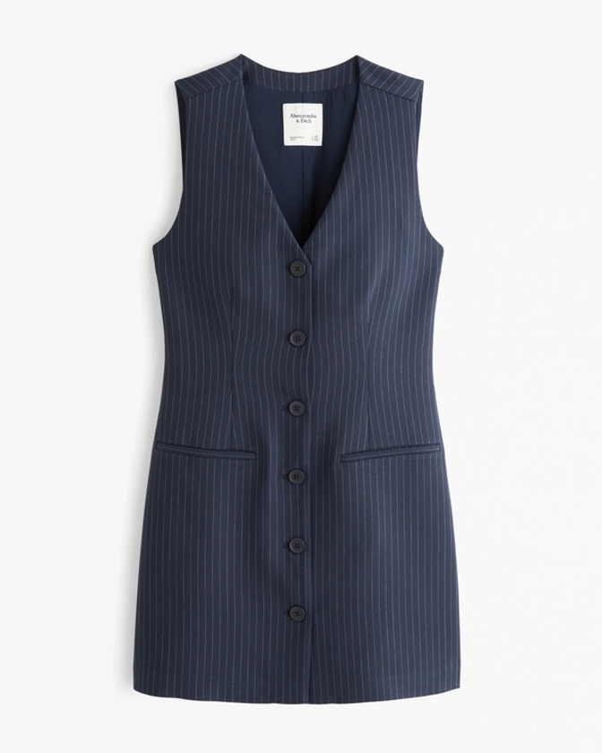 Women's The A&F Mara Vest Mini Dress | Women's Clearance | Abercrombie.com