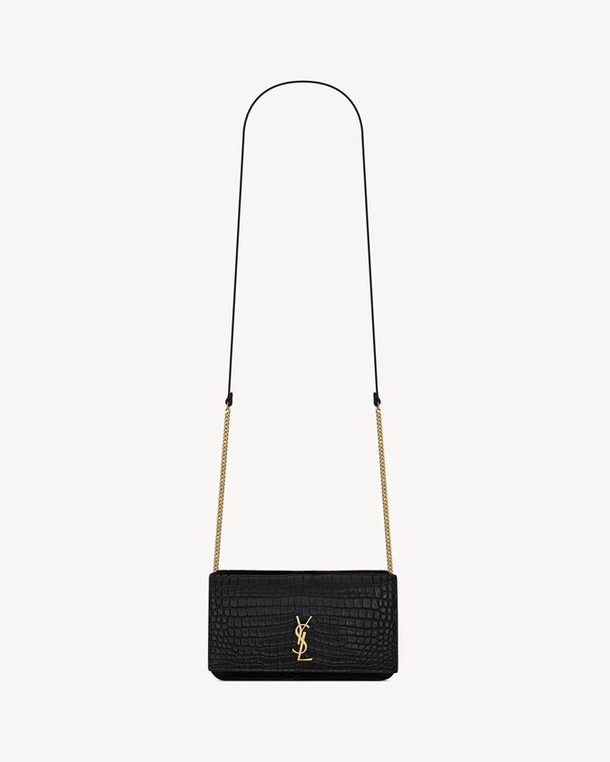 CASSANDRE PHONE CASE EN CUIR EMBOSSÉ CROCODILE | Saint Laurent | YSL.com