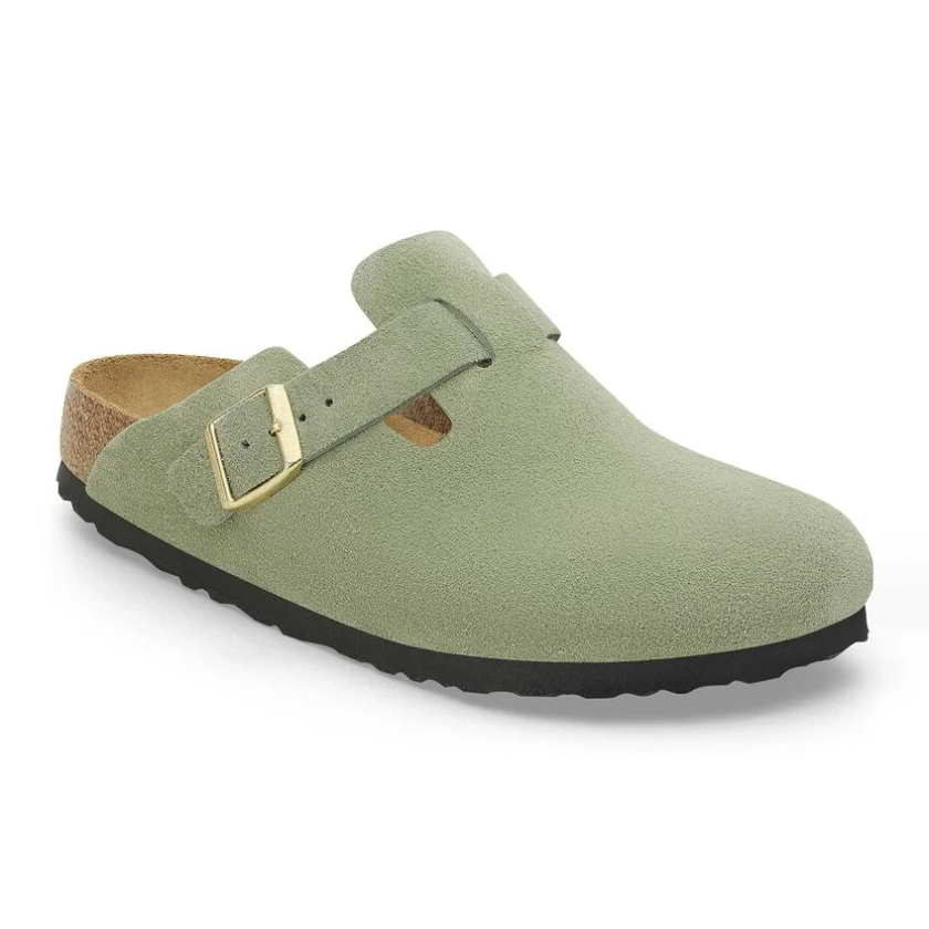 Boston Plantilla blanda Ante Taupe | BIRKENSTOCK