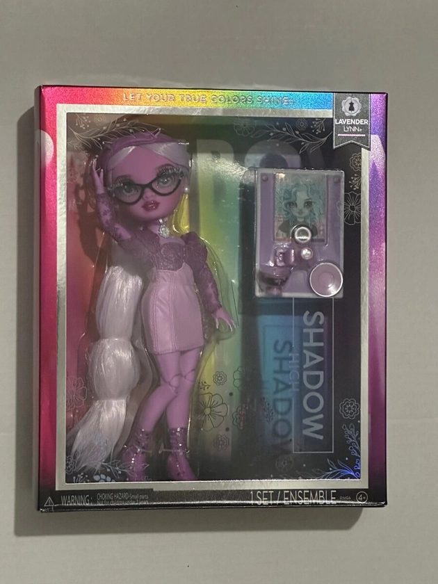 MGA Entertainment Shadow High - Lavender Lynn Fashion Doll - New