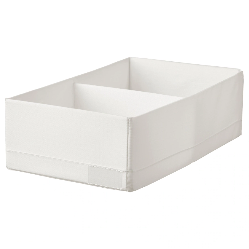 STUK Box with compartments - white 20x34x10 cm