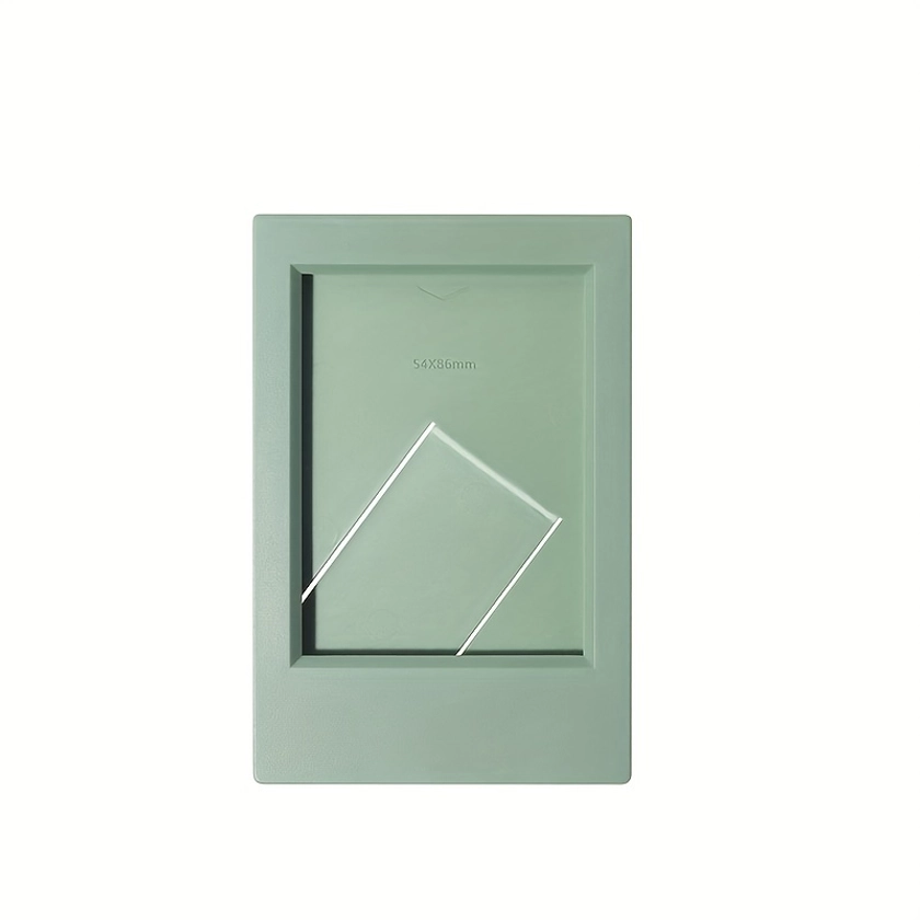 1pc Mini Vertical Solid Color Simple Photo Frame Suitable For Home Desktop Decoration
