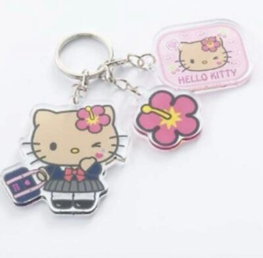 Hello Kitty Acrylic Keychain 2.2" x 2.0" Heisei Kogal Sanrio Avenir Limited | eBay