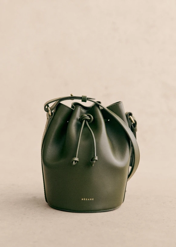 Farrow Mini Bag - Smooth Khaki - Bovine leather - Sézane