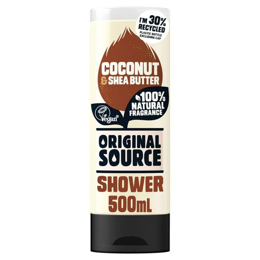 Original Source Coconut & Shea Butter Shower Gel 500ml | Sainsbury's