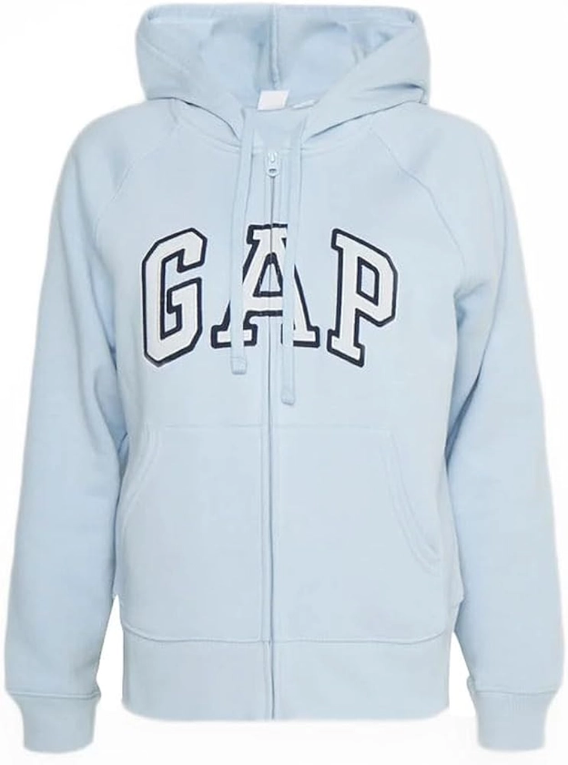 GAP Women's Logo Hoodie Hooded Full Zip Sweatshirt