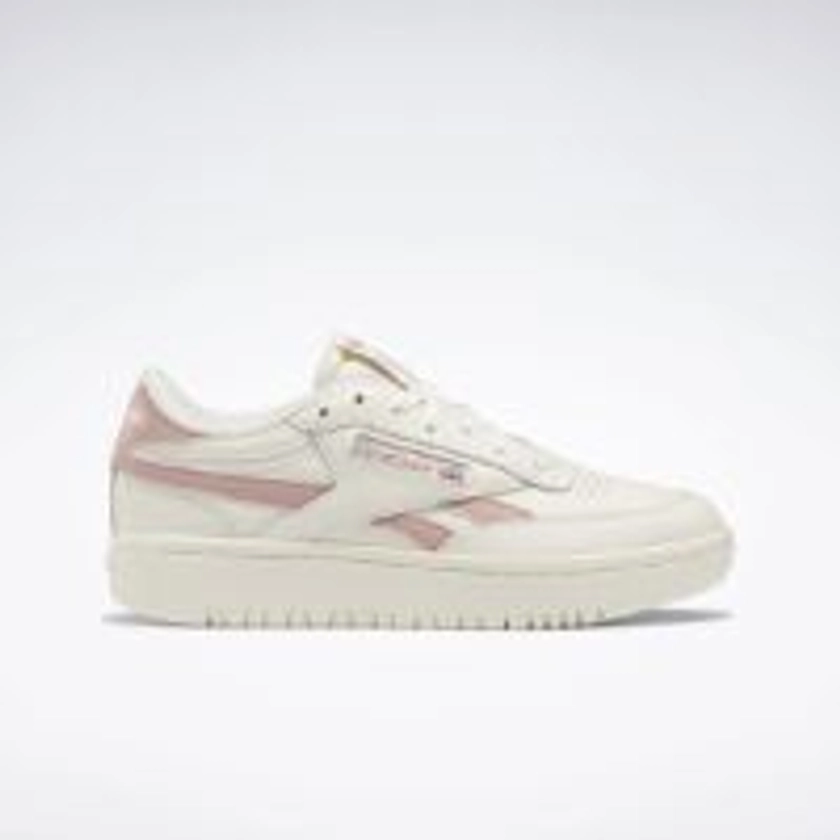 Club C Double Shoes in Chalk / Smoky Rose / Chalk | Reebok Official UK