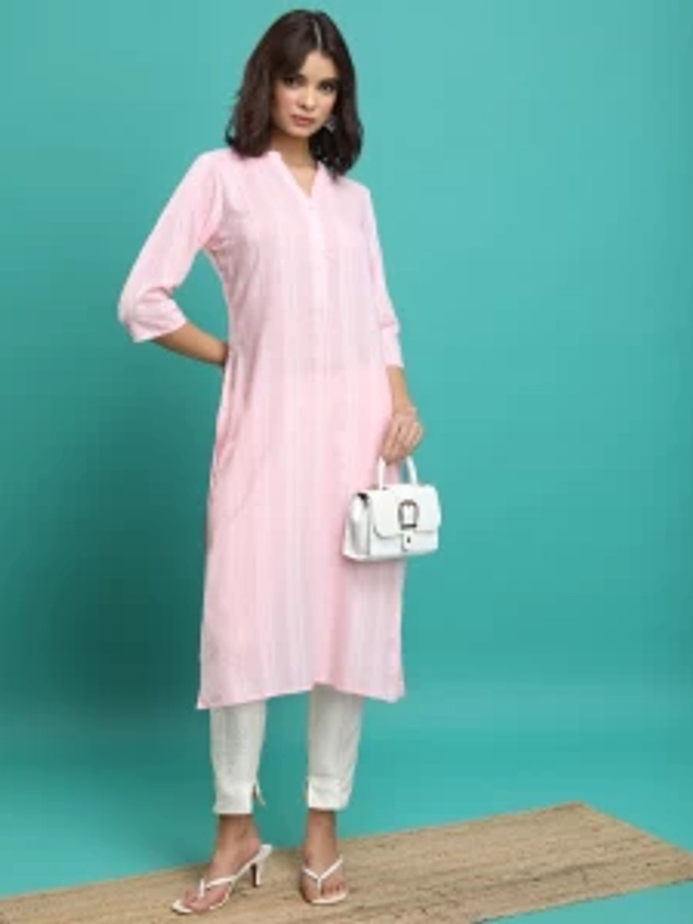 Vishudh Women Solid Straight Kurta - Buy Vishudh Women Solid Straight Kurta Online at Best Prices in India | Flipkart.com