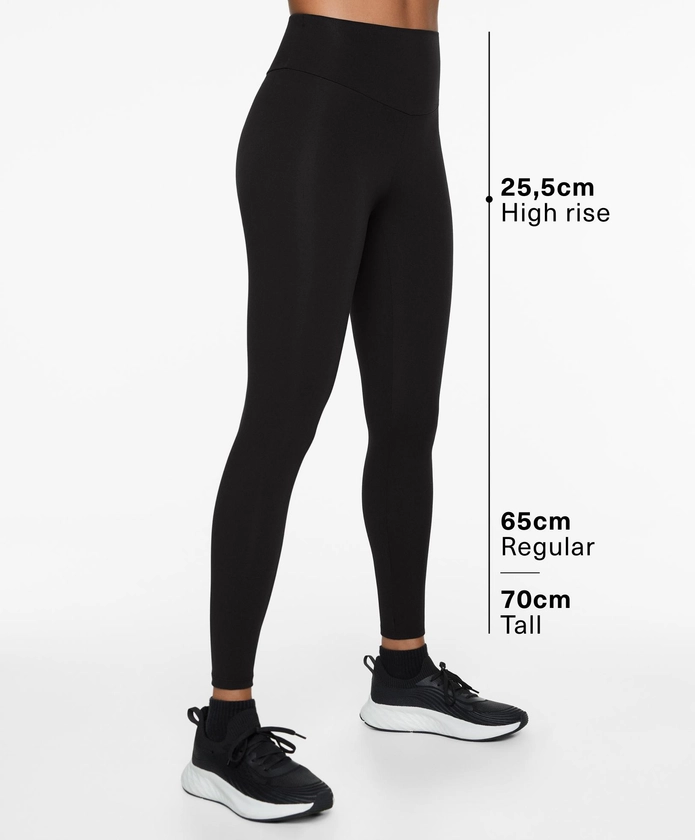 Comfortlux high-rise ankle-length leggings | OYSHO United Kingdom