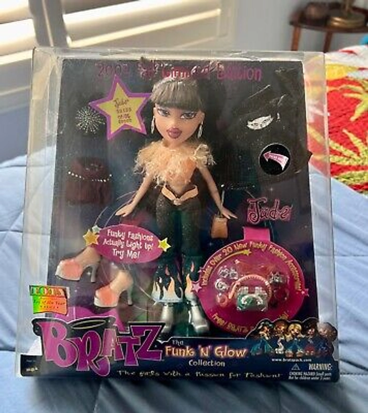 2003 Fall Limited Edition Bratz Funk 'n' Glow Collection Jade Doll - Brand New