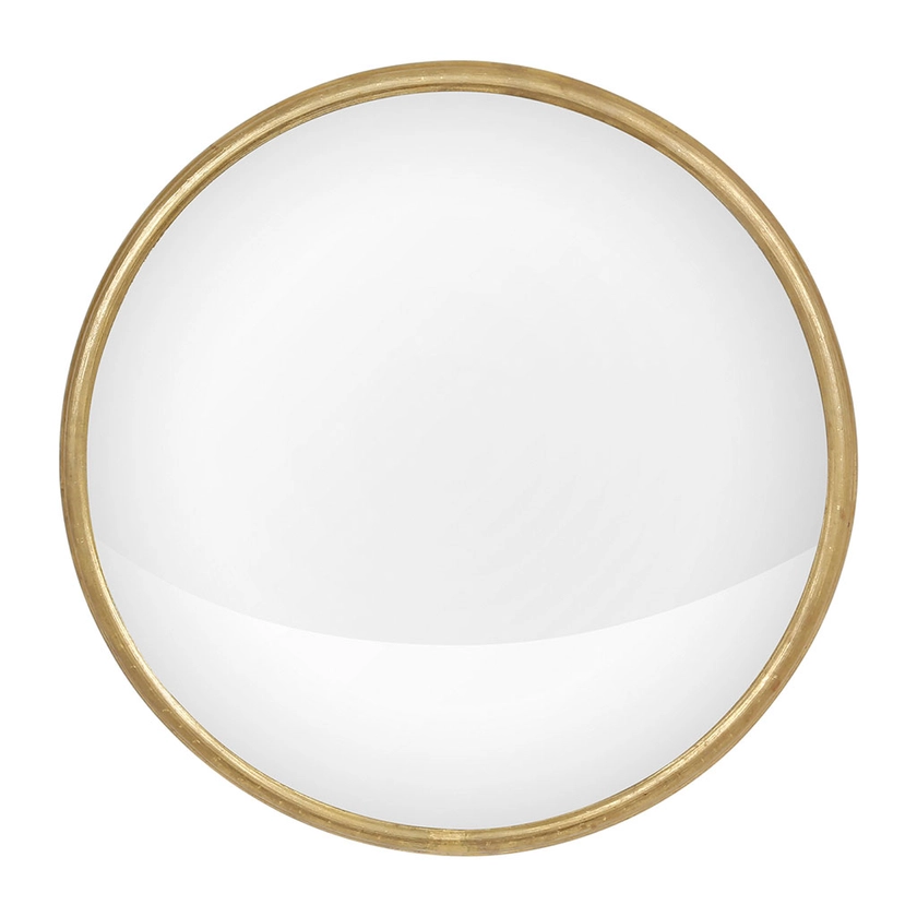 Miroir convex en laiton doré d21.5cm - edman