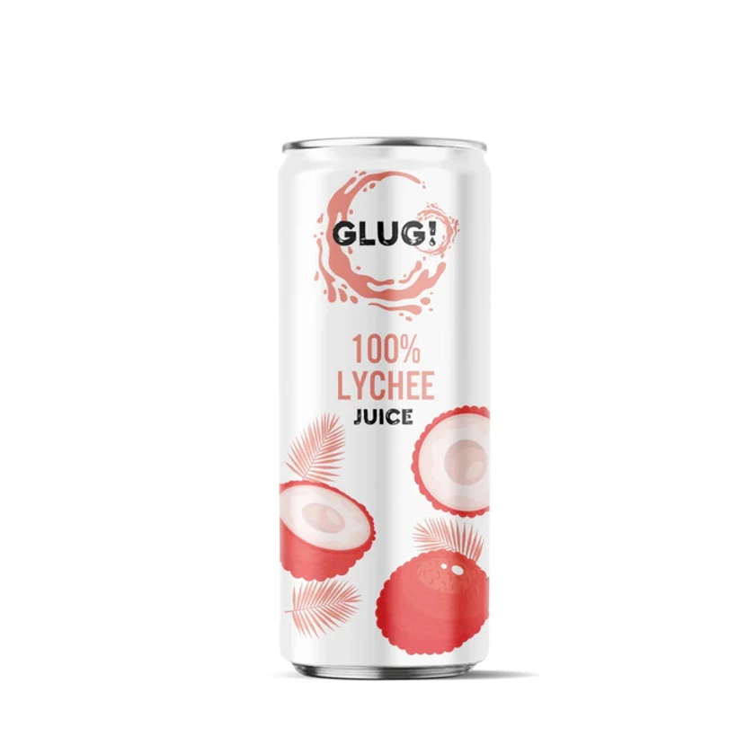 Glug! 100% Lychee Juice 320ml12
