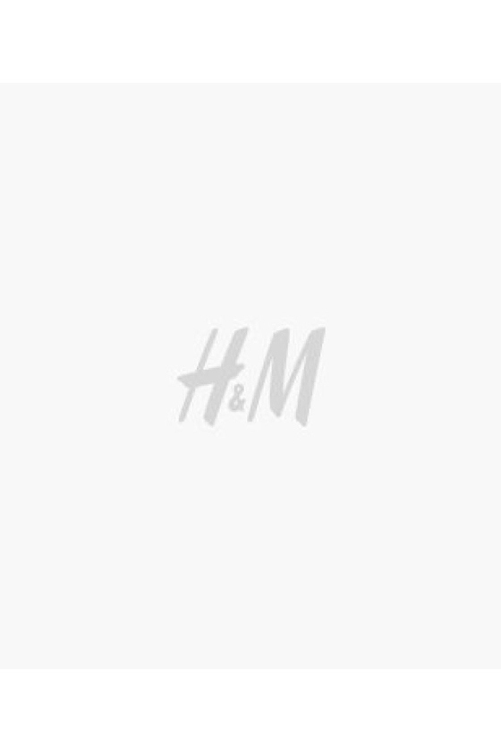 Wide trousers - Light beige/Striped - Ladies | H&M GB