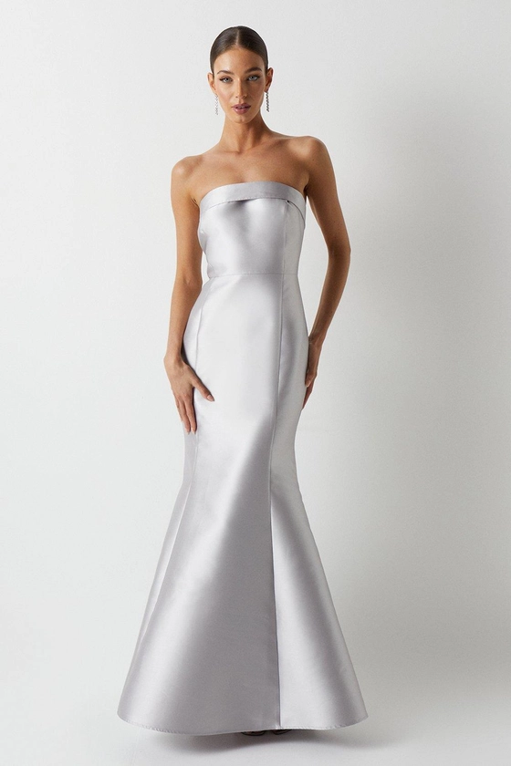 Dresses | Bandeau Twill Fishtail Bridesmaids Maxi Dress | Coast