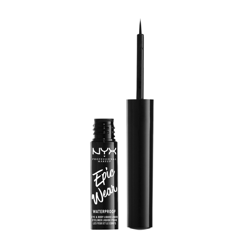 NYX Professional Makeup | Epic Wear Liner Liquide Semi-Permanent Eyeliner - black - Noir