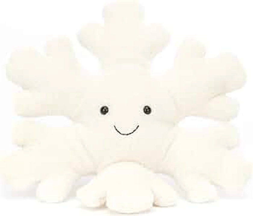 Jellycat Amuseables Snowflake Stuffed Toy, Medium 12 inches | Winter Plush and Décor