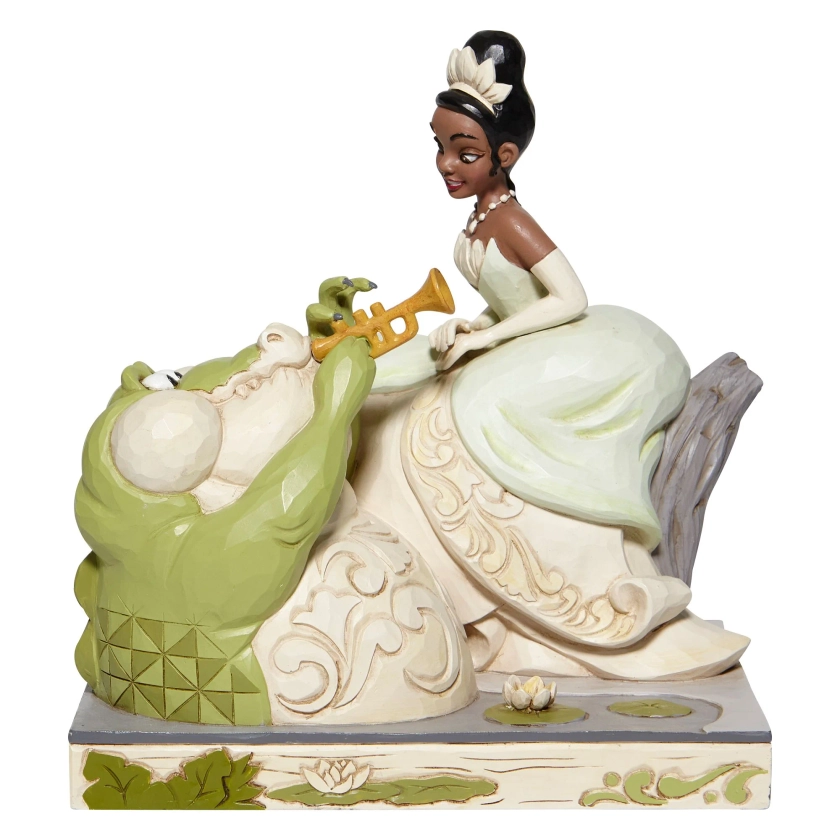 Figurine Tiana et Louie White Woodland - Disney Traditions