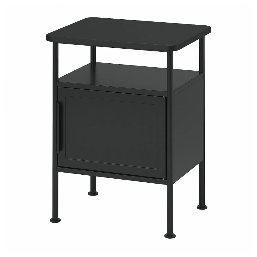 GRÅFJÄLLET Bedside table - anthracite - IKEA