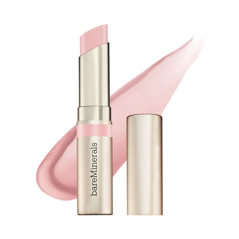 bareMinerals Hydrating Lip Gloss + Tinted Lip Balm Hybrid, Shine Finish + 24 Hour Hydration: Dream 0.1 Oz