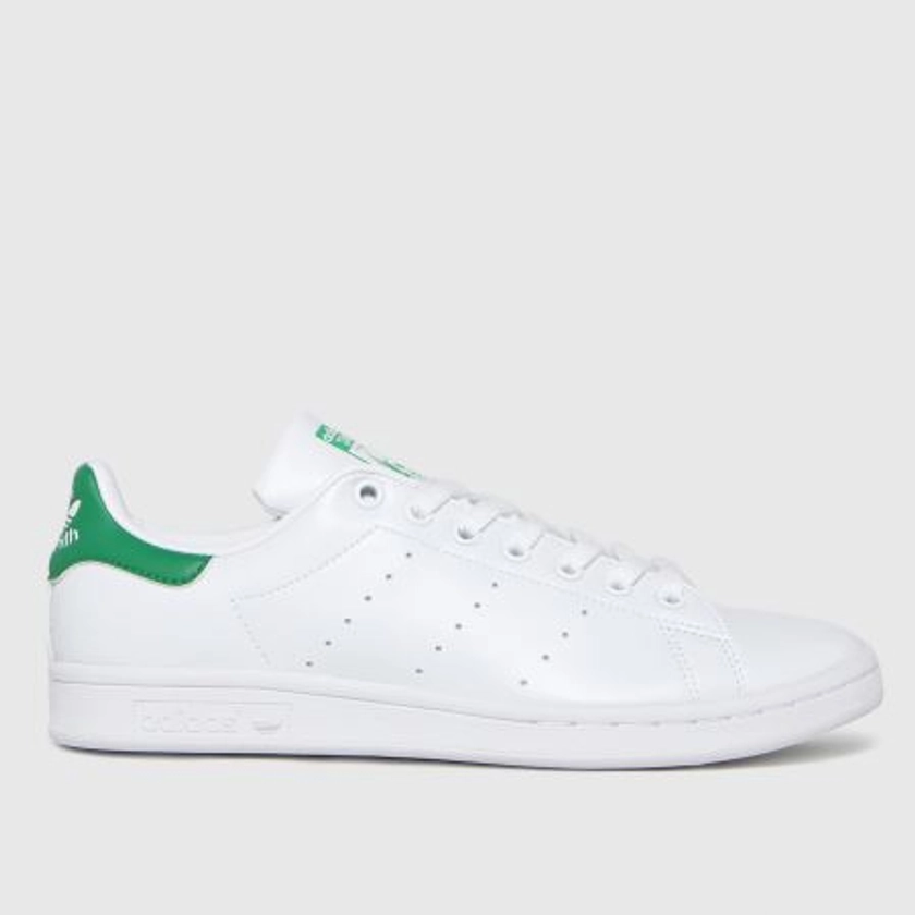 Womens White & Green adidas Stan Smith Primegreen Trainers | schuh