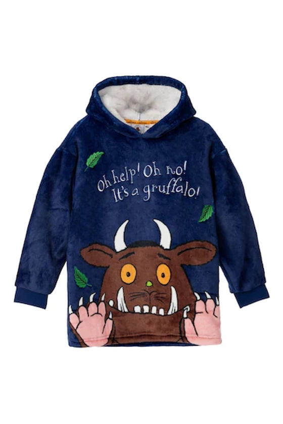 Vanilla Underground Blue Gruffalo Kids Blanket Hoodie