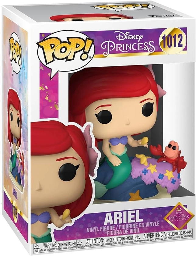 Funko POP! Disney: Ultimate Princess - Ariel - Disney Princesses - Figurine En Vinyle À Collectionner - Idée De Cadeau - Produits Officiels - Jouets Pour Les Enfants Et Adultes - Movies Fans