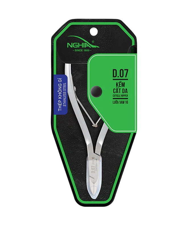 Cuticle Nipper - D-07 (Stainless Steel)