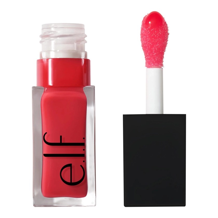 Glow Reviver Lip Oil e.l.f. Delicioso Rojo, 0,25 fl. Onz.