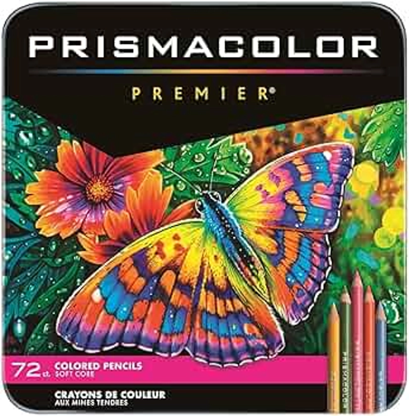 Prismacolor Colored Pencils | Premier Soft Core Pencils, Assorted, 72 Count