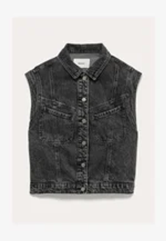 Promod Veste sans manches - jeans gris/denim gris - ZALANDO.FR