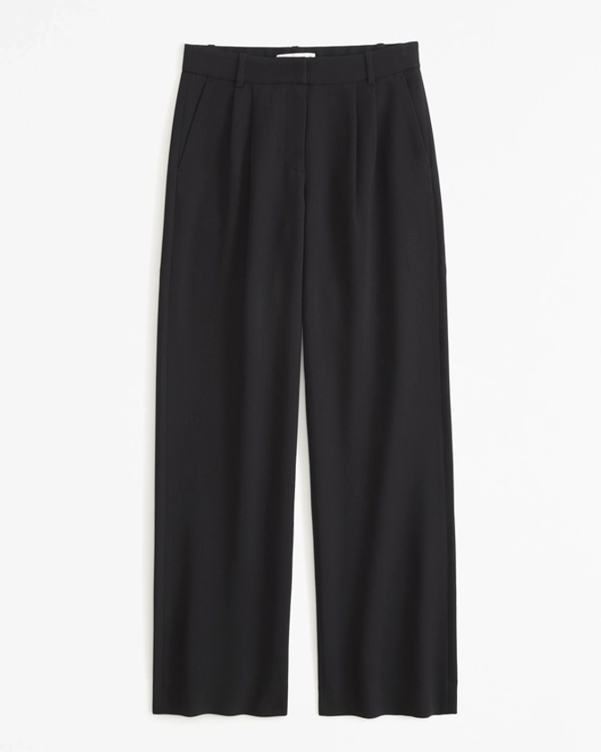 Women's A&F Sloane Low Rise Tailored Pant | Women's Bottoms | Abercrombie.com
