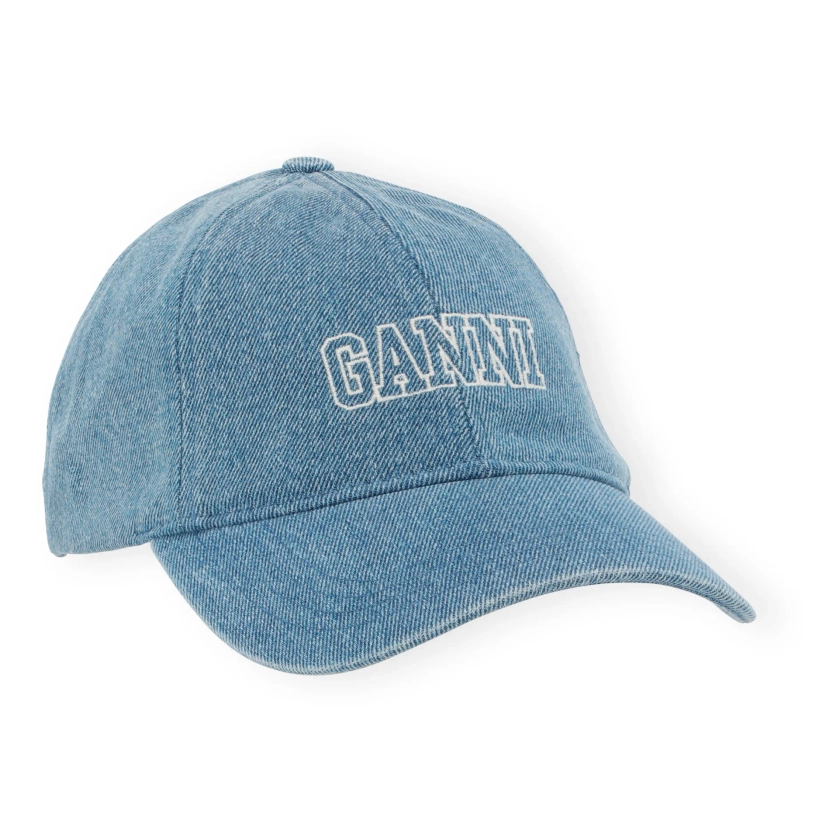 Ganni - Casquette Denim Coton Recyclé - Bleu | Smallable