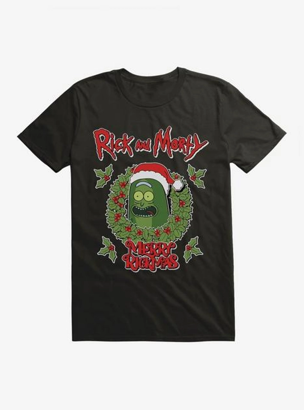 Rick & Morty Pickle Rick Merry Rickmas T-Shirt | Hot Topic