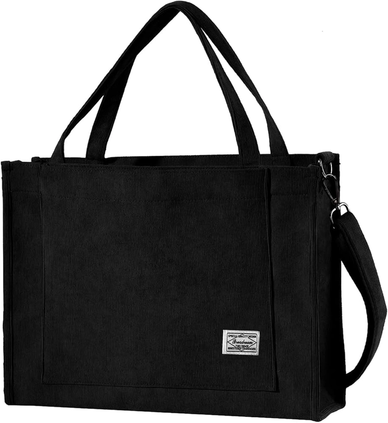 Tibroni Sac a Main Femme Tote Bag Femme Sac Bandoulière Sac a Main Pour Les Cours Lycee Pour Le Travail, Les Voyages, Le Shopping, L'éCole Et La Vie Quotidienne (16 * 4.7 * 12in)