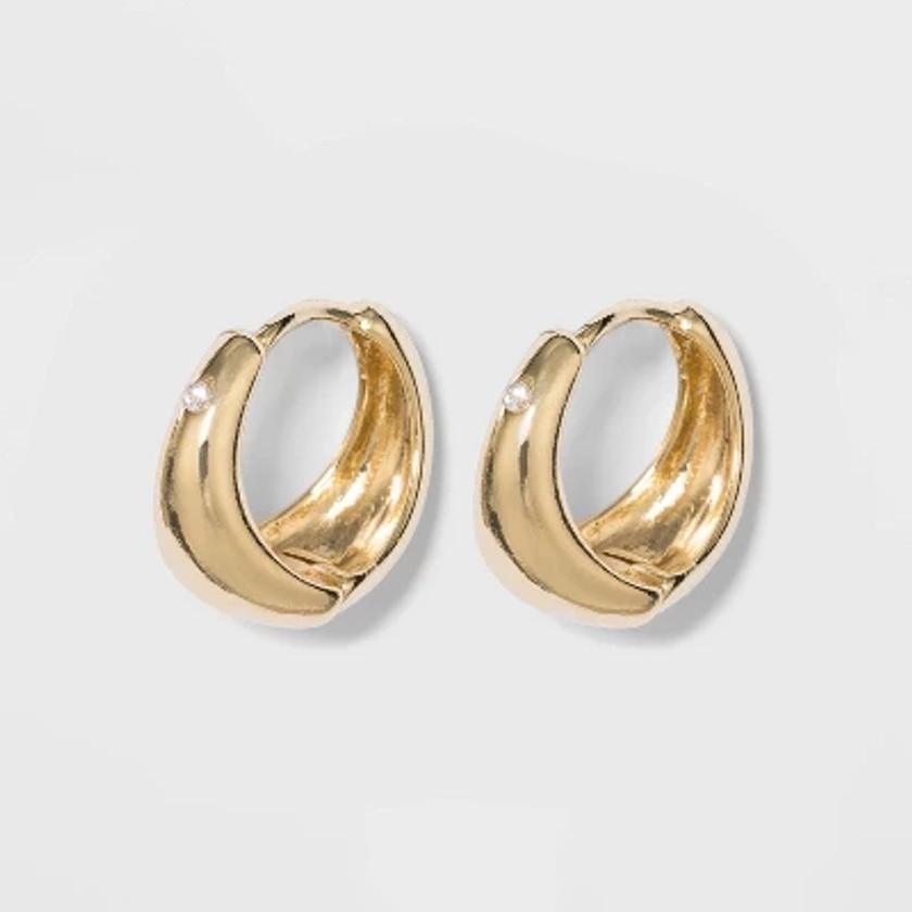 Small Hoop Earrings - A New Day™ Gold