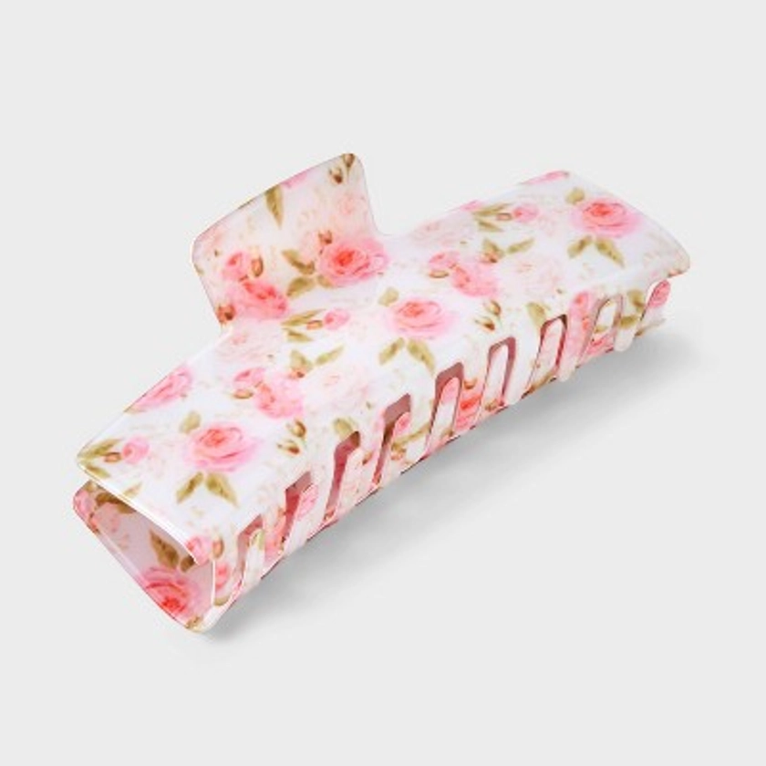 Jumbo Claw Hair Clip - Wild Fable™ Pink/Floral