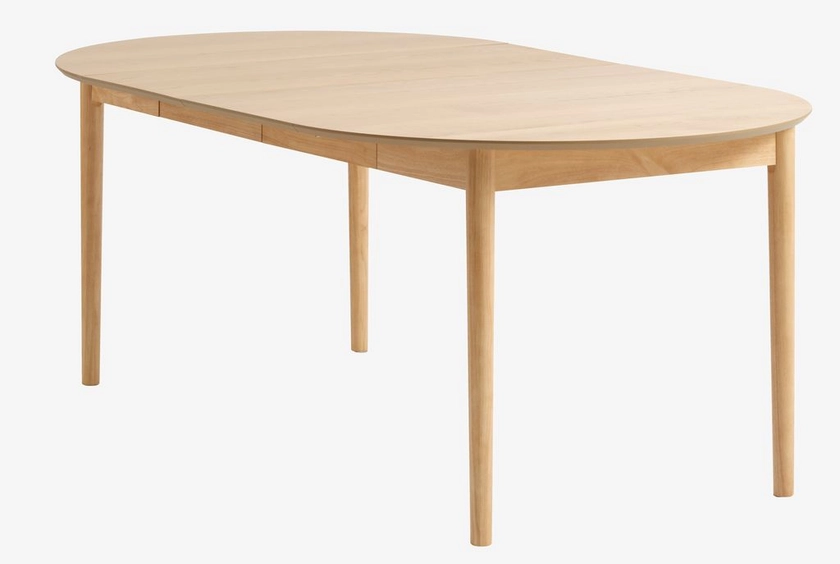 Eettafel MARSTRAND Ø110/110x200 eiken | JYSK