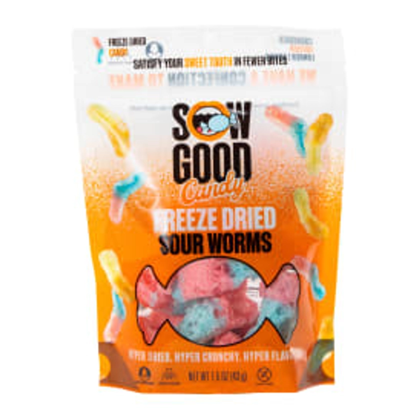 Sow Good™ Freeze Dried Sour Worms Candy 1.5oz | Five Below