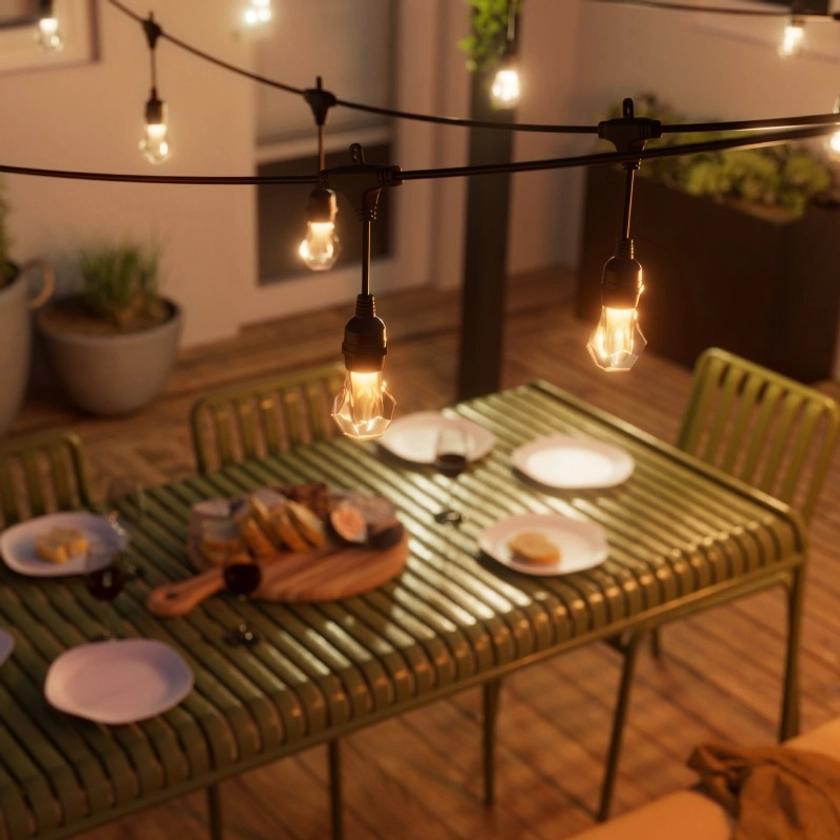 Nanoleaf Outdoor String Lights | RGBWIC Smart LED Bulbs