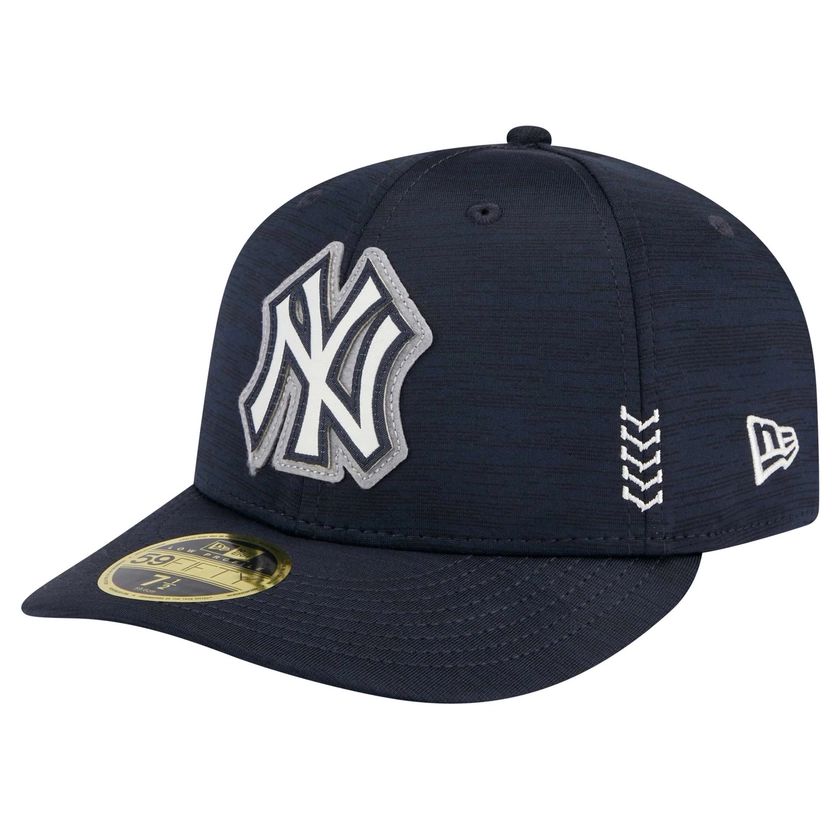 Men's New York Yankees New Era Navy 2024 MLB Clubhouse Low Profile 59FIFTY Fitted Hat