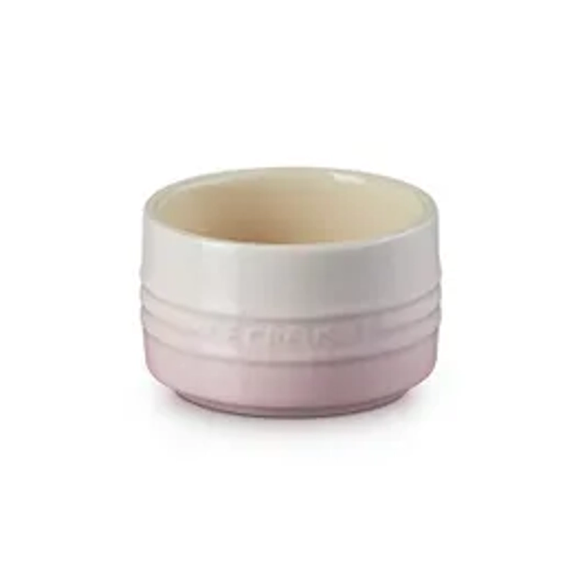 Le Creuset Shell Pink Stoneware Stackable Ramekin