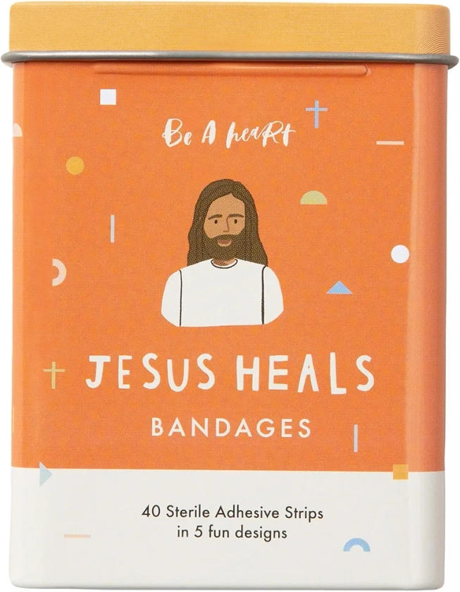 Jesus Heals Bandages, Jesus Adhesive Bandages, Jesus Bandaids (2 Bandage Tins)
