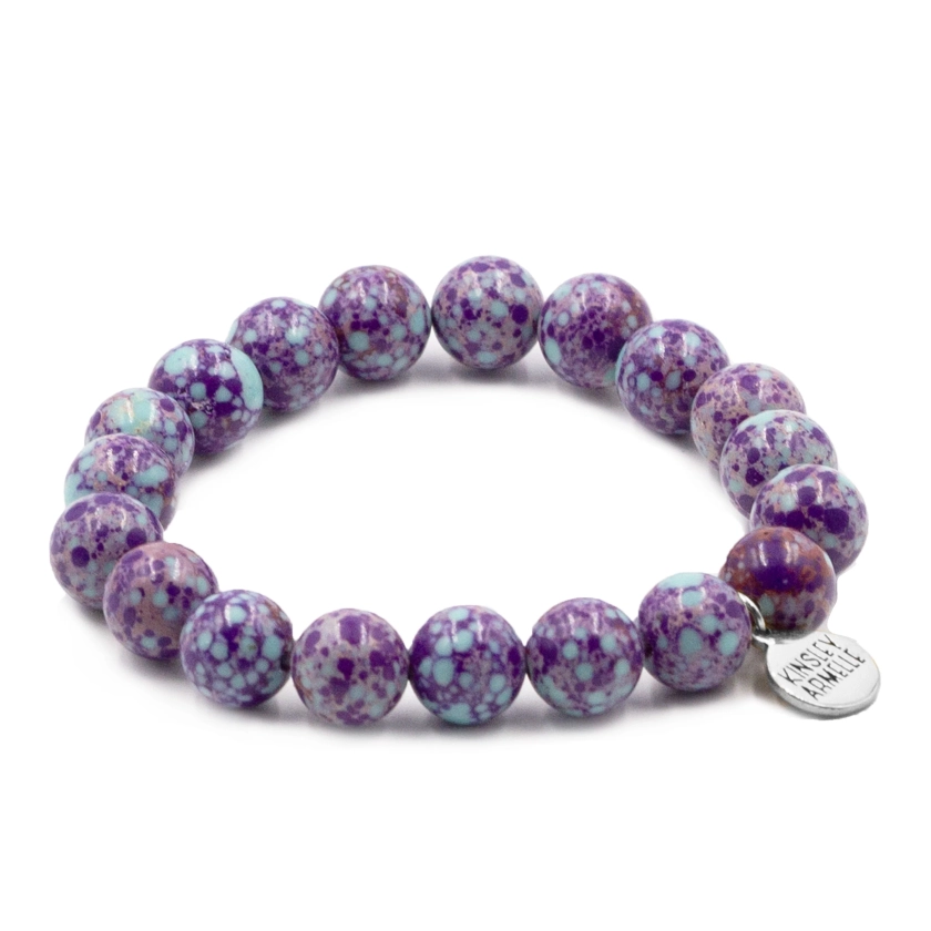 Gabrielle Collection - Silver Royal Ocean Bracelet | Kinsley Armelle® Official