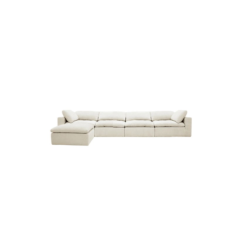 Buy Cloud Deep Muse Flax Modular Sofa - 5 Piece - James Lane Australia